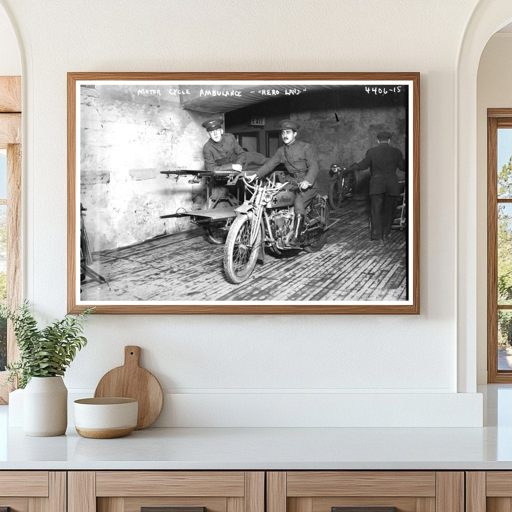 1917 Motorcycle Ambulance: A WWI Life-Saving Icon