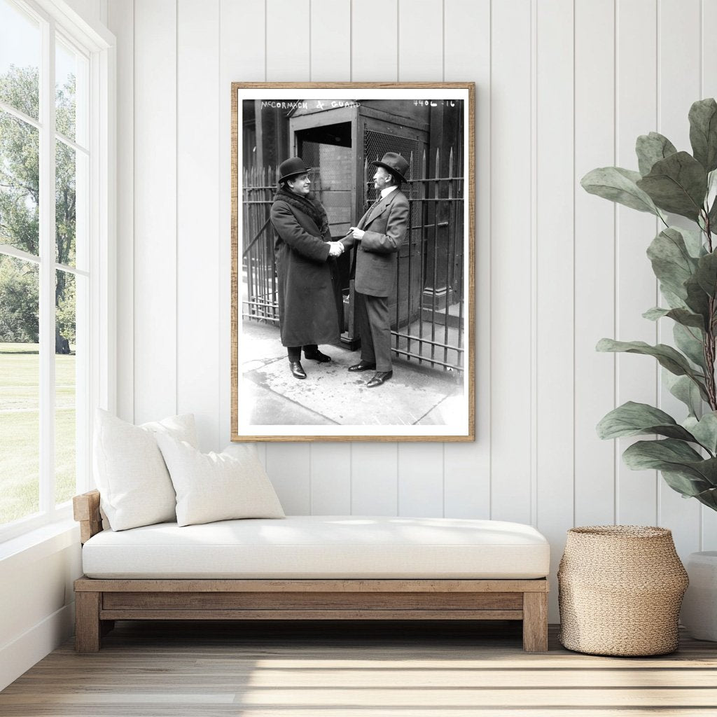 1900s Era Portrait of Two Distinguished Gentlemen