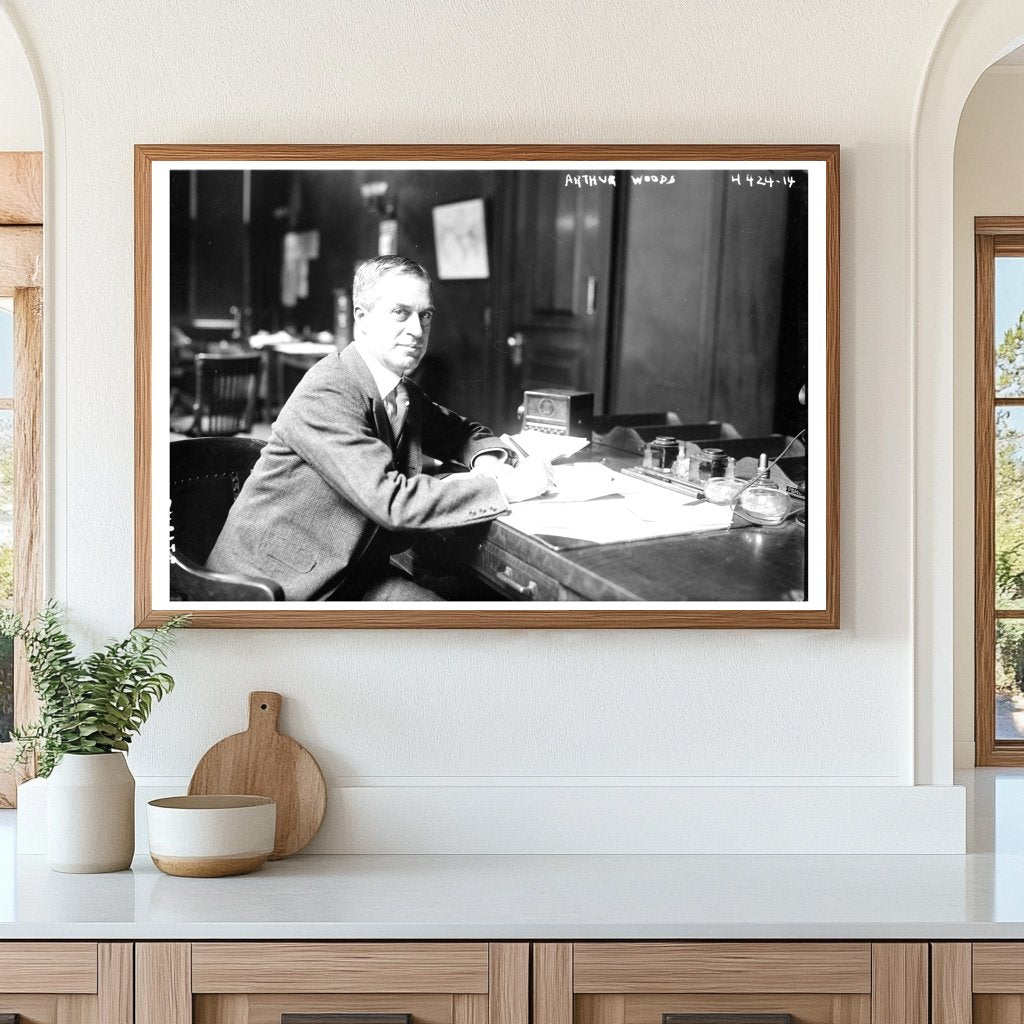 Vintage Portrait of an Early 20th Century Politician