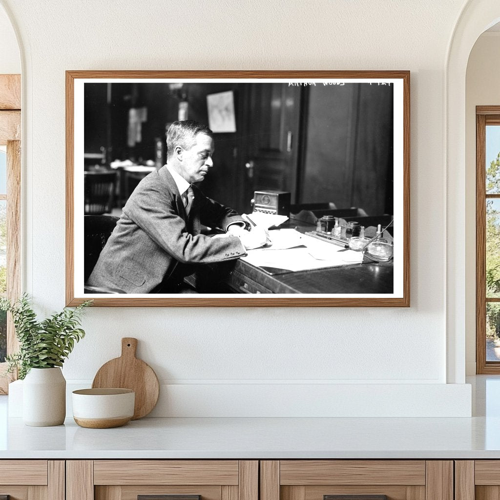 Influential NYC Commissioner: Circa 1915 Portrait