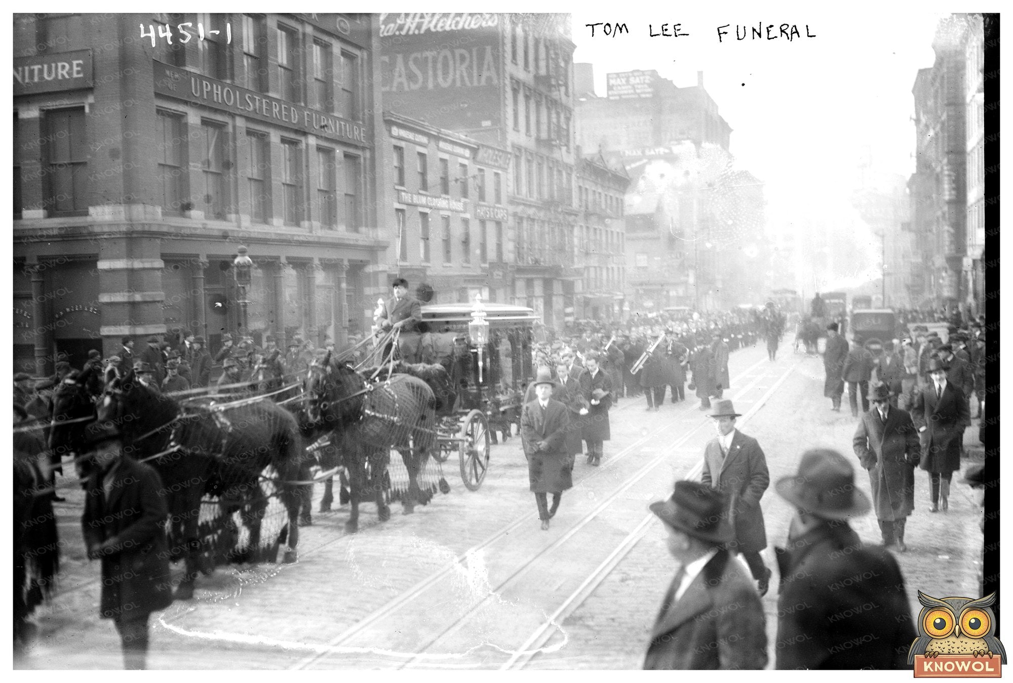 1918 Funeral of a Prominent Community Leader