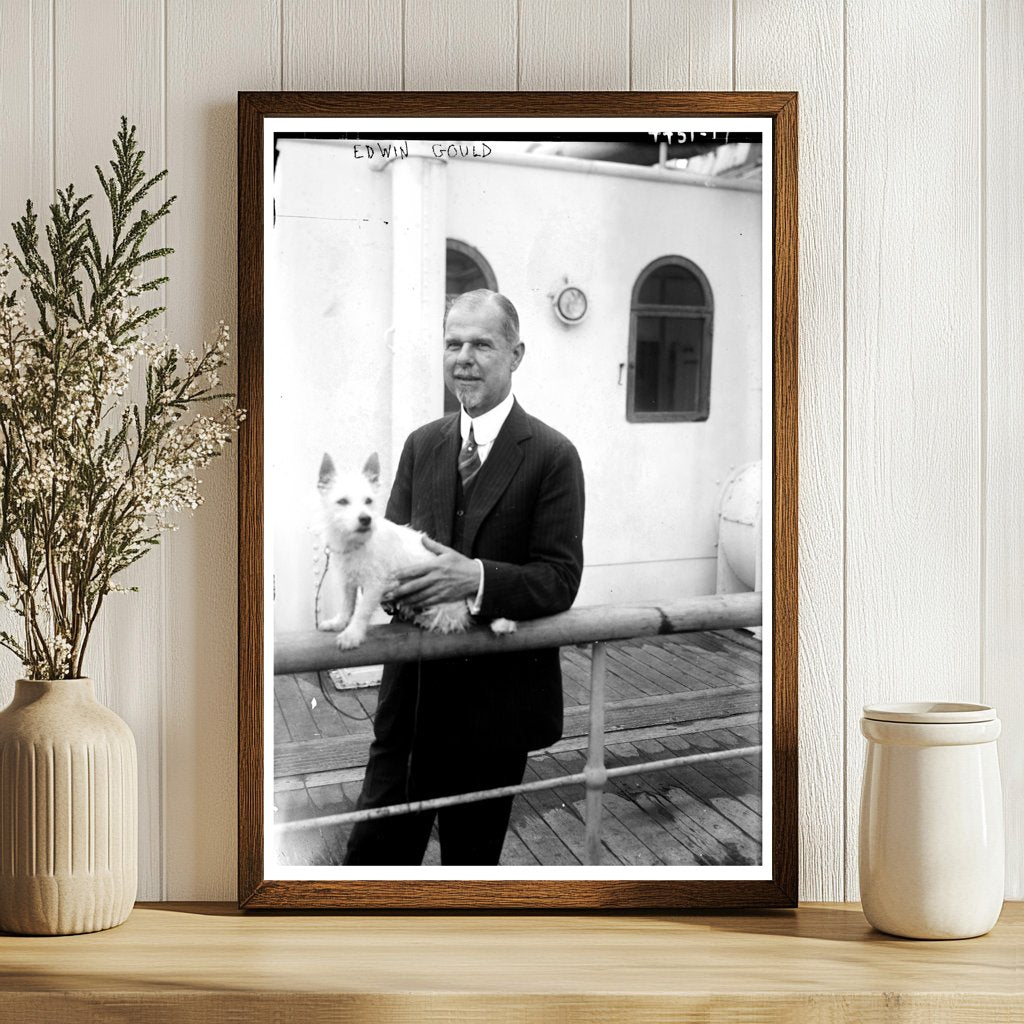 Early 20th Century Portrait of a Notable Financier