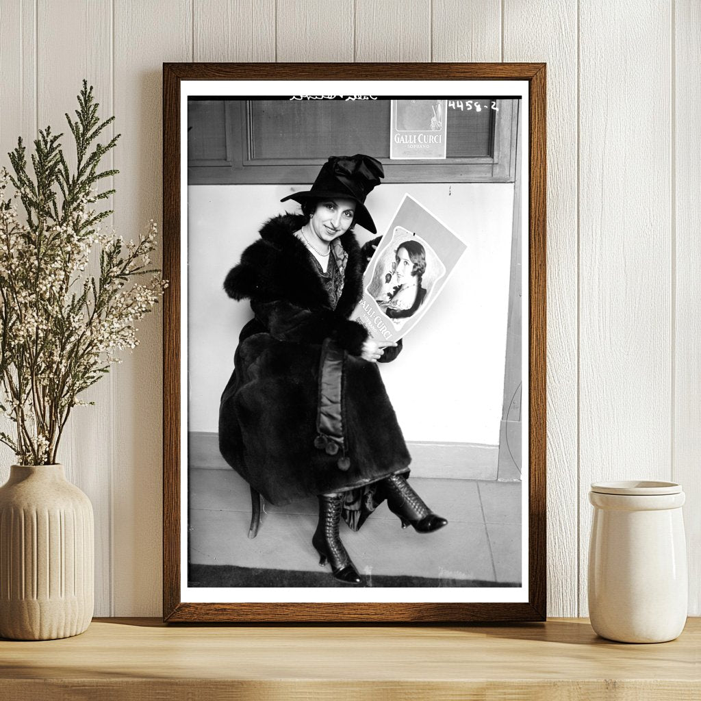 Radiant Soprano in Early 20th Century Opera