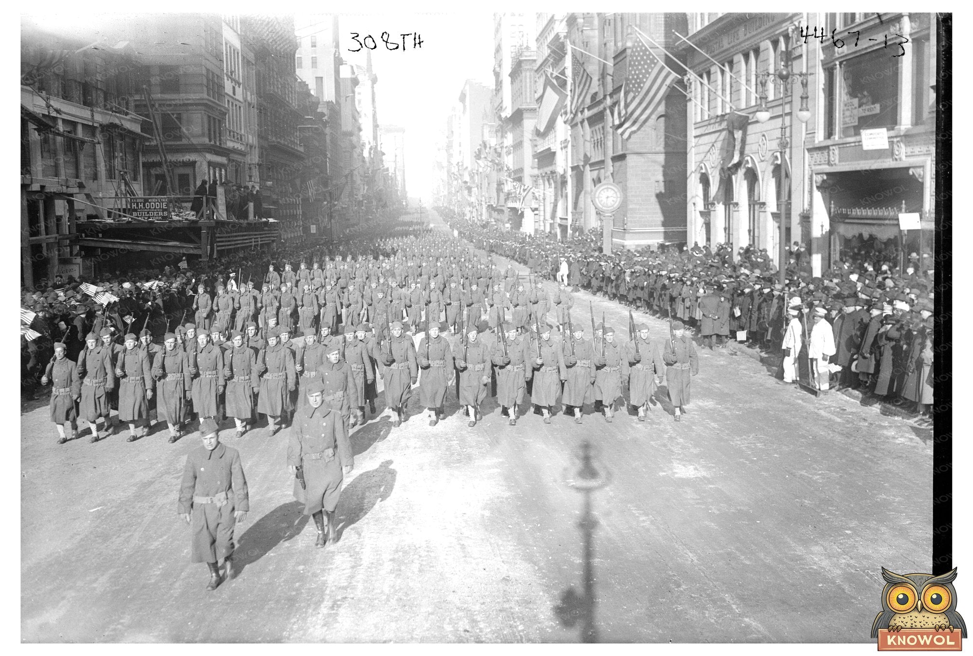 1918 Infantry Review at Camp Upton, NY