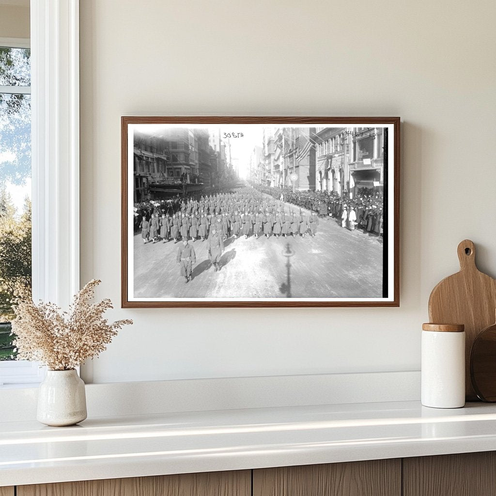 1918 Infantry Review at Camp Upton, NY