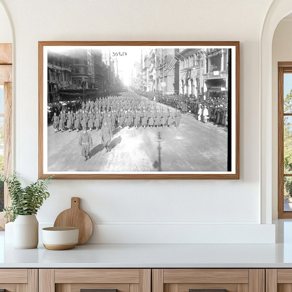 1918 Infantry Review at Camp Upton, NY