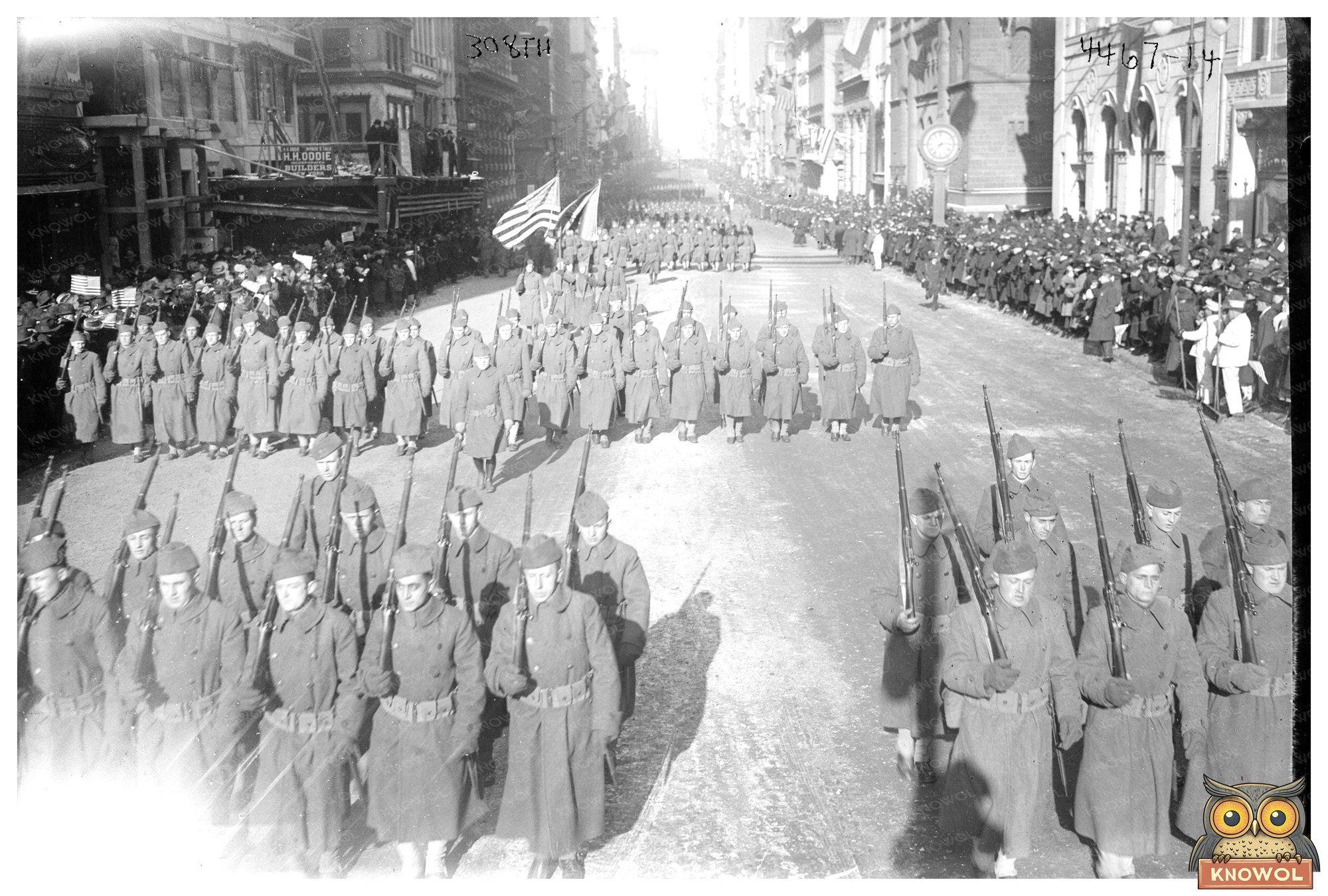 308th Infantry Soldiers at Camp Upton, 1918