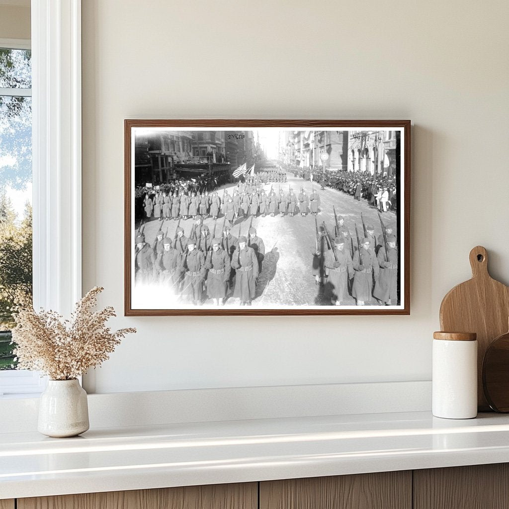 308th Infantry Soldiers at Camp Upton, 1918