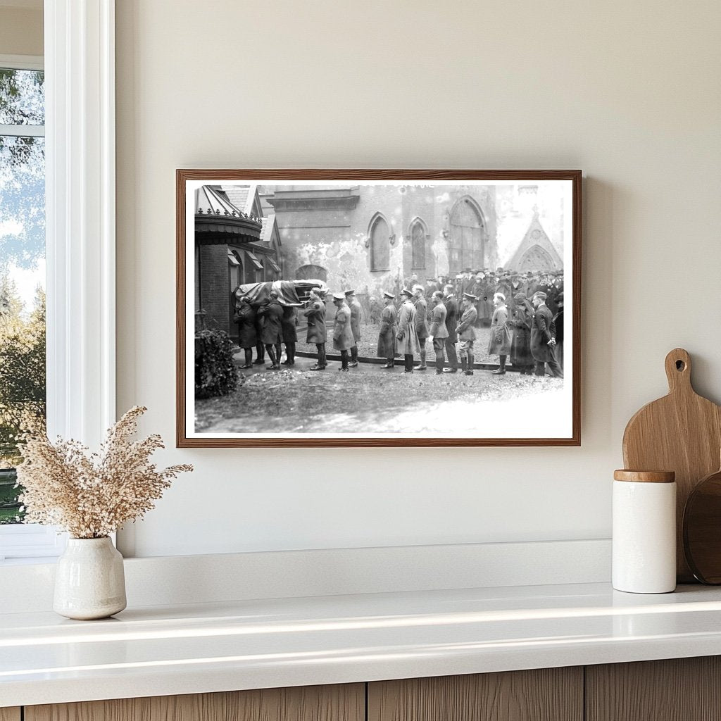 1918 Funeral of Dance Icon Vernon Castle