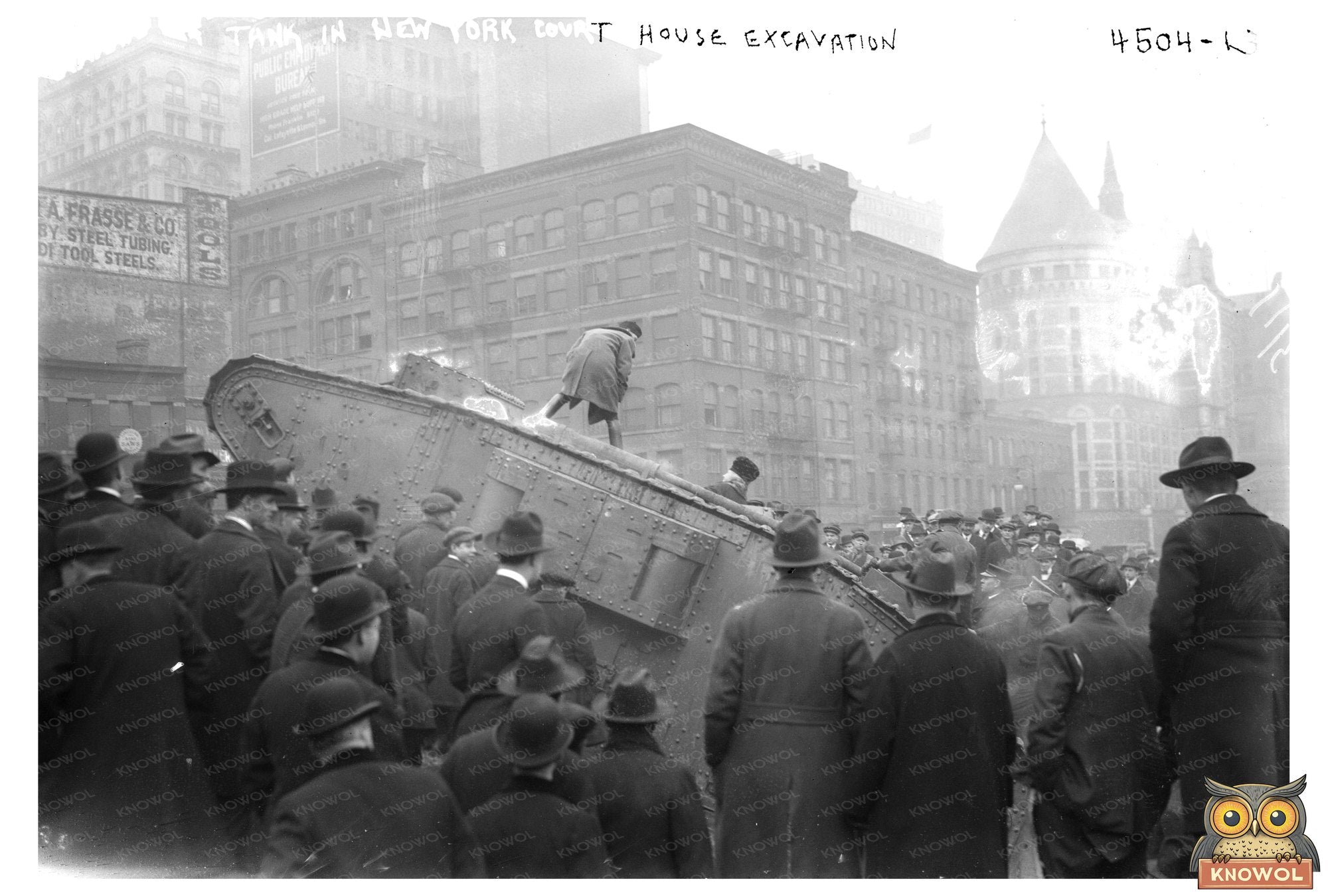 Unearthed Tank: Historic 1918 NYC Courthouse Excavation