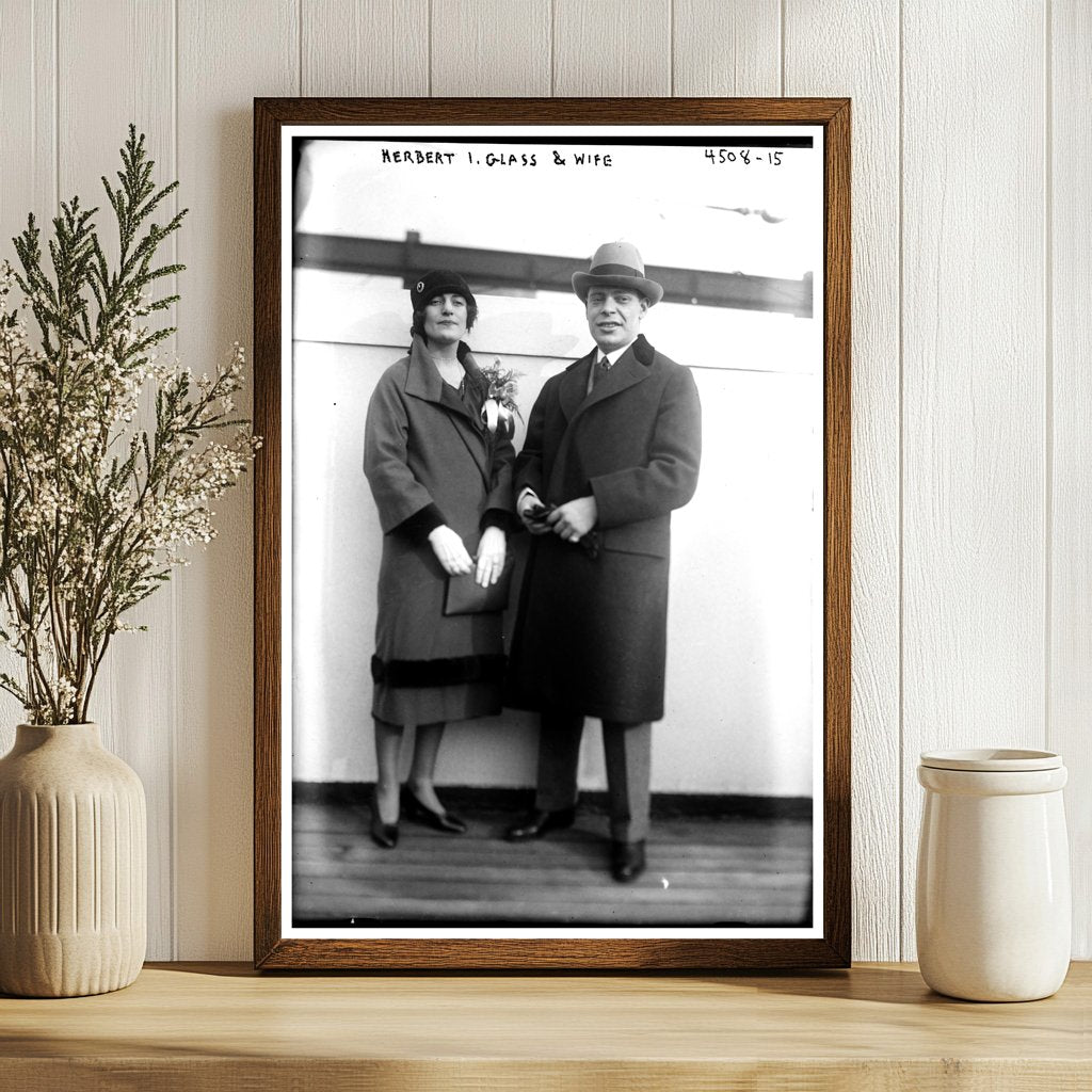 1920s Couple Portrait: Elegance of Early American Life
