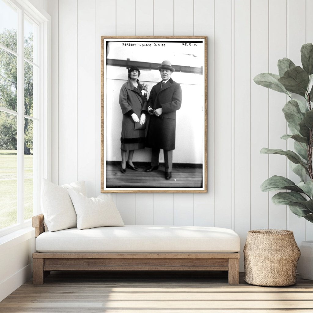 1920s Couple Portrait: Elegance of Early American Life