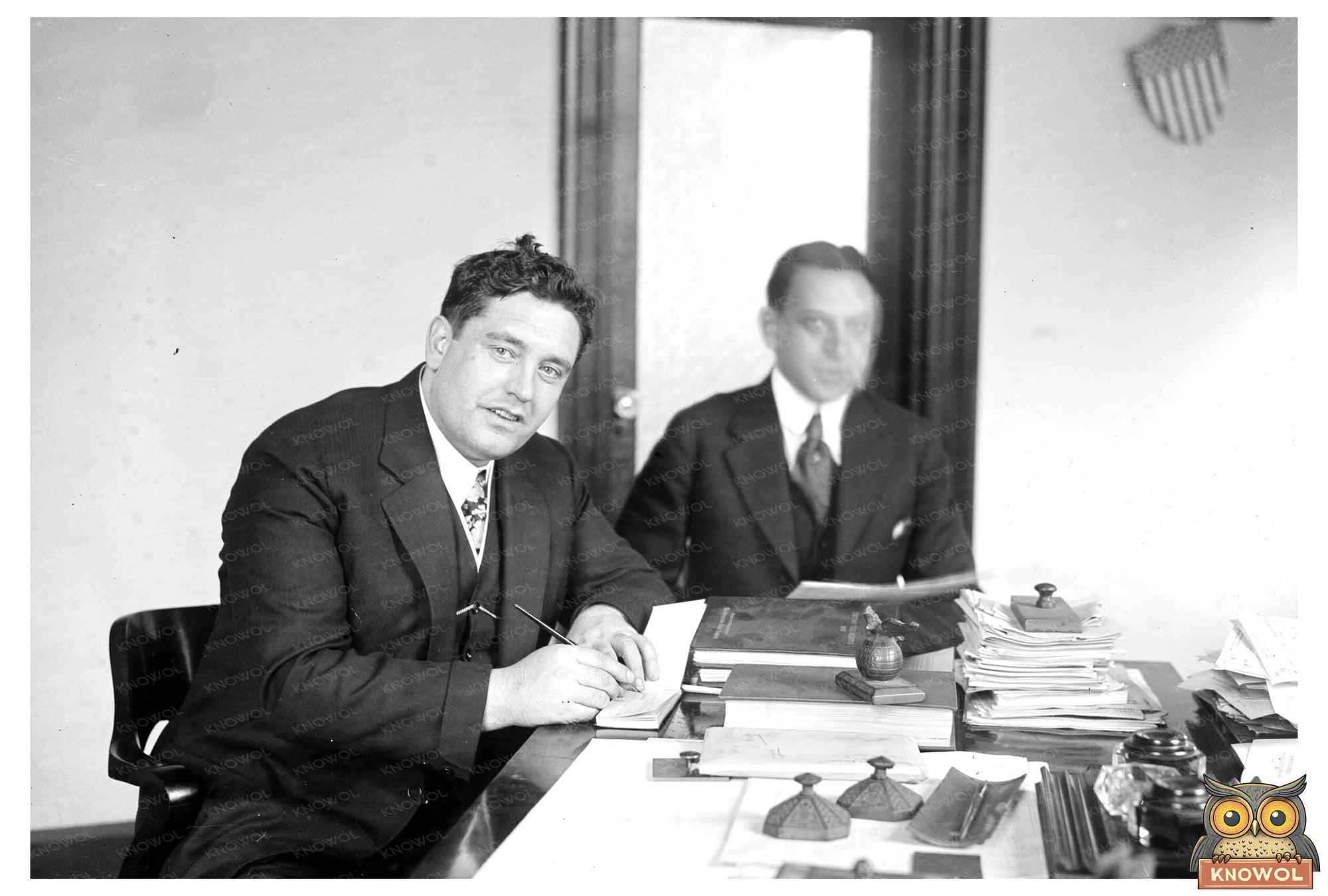 Vintage NYC Clothing Store Interior, 1915-1920