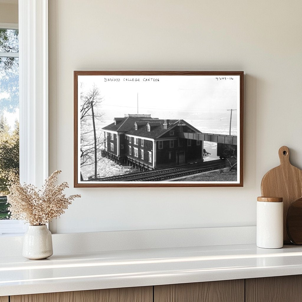 Historic 1918 Barnard College Canteen Scene