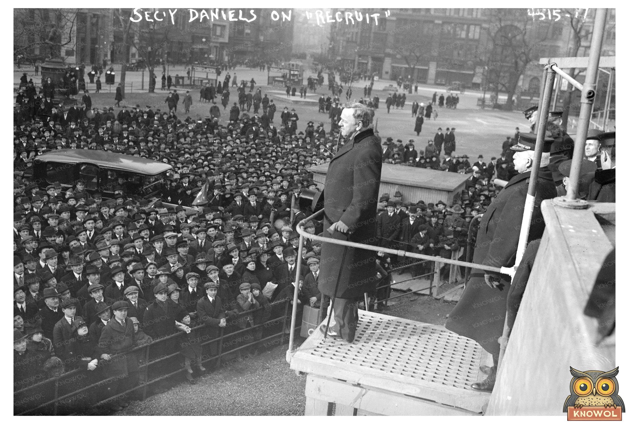 1918 World War I Naval Recruit Training Scene