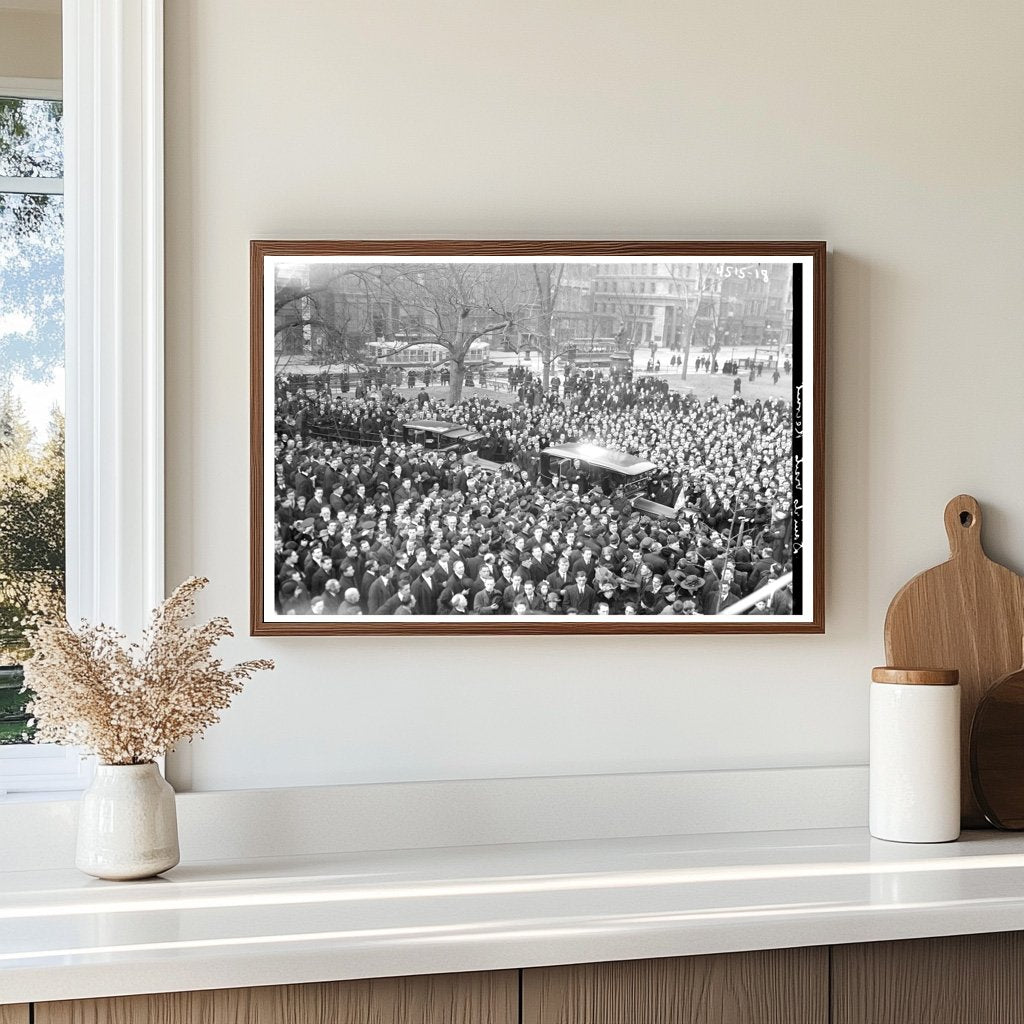 1918 World War I Military Recruitment Scene