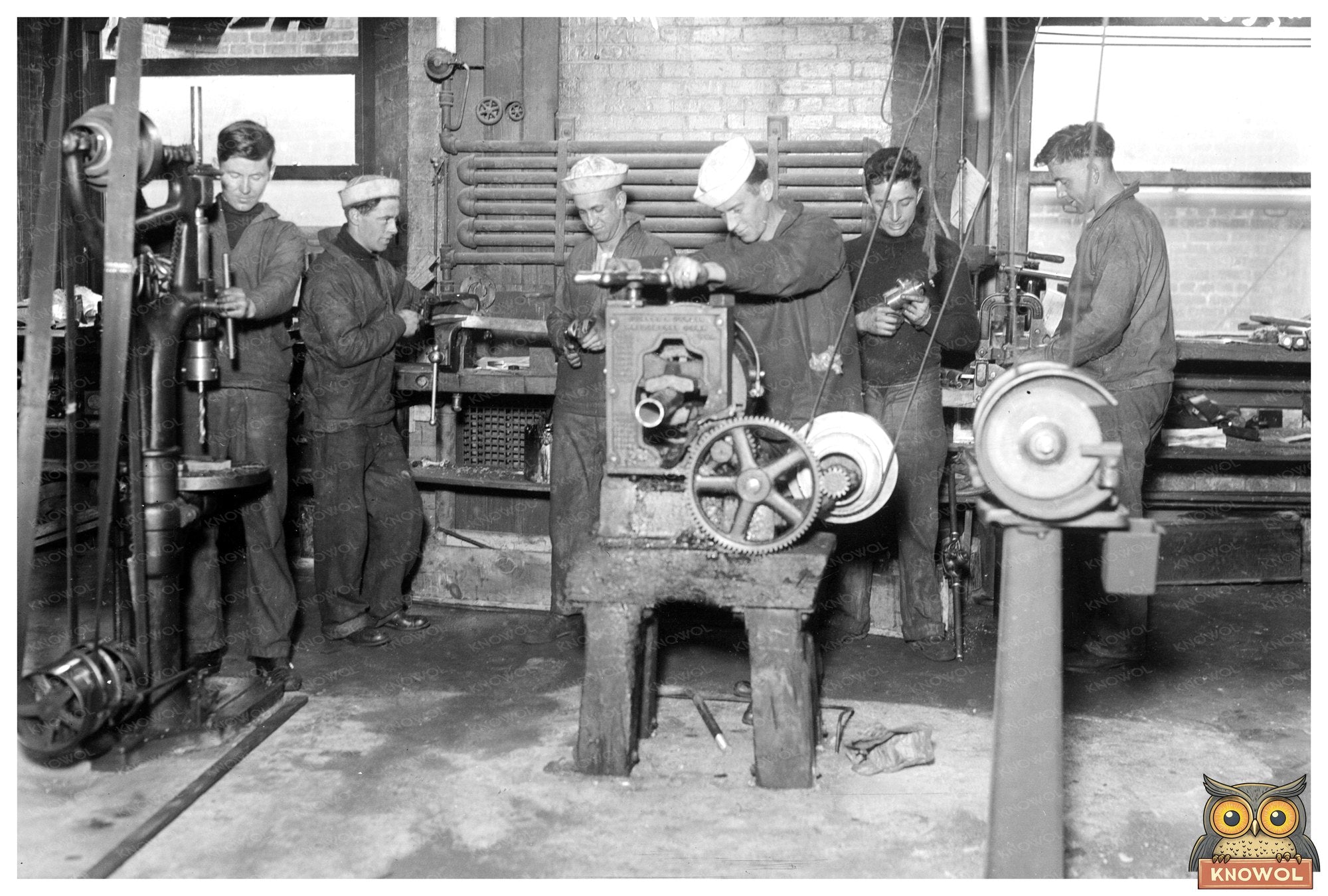 1915-1920 Naval Shipbuilding in Action