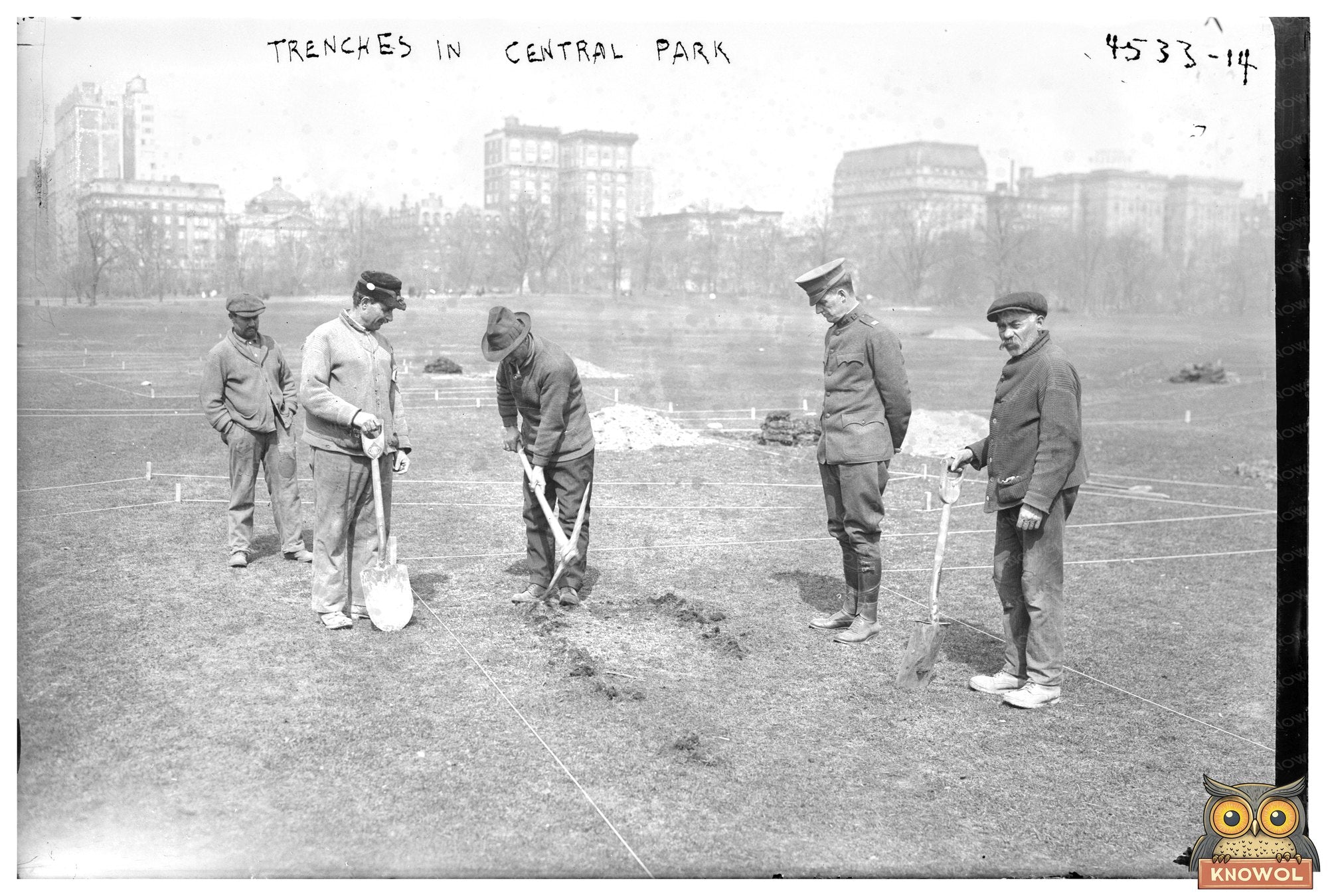 World War I Trenches: Central Park 1918