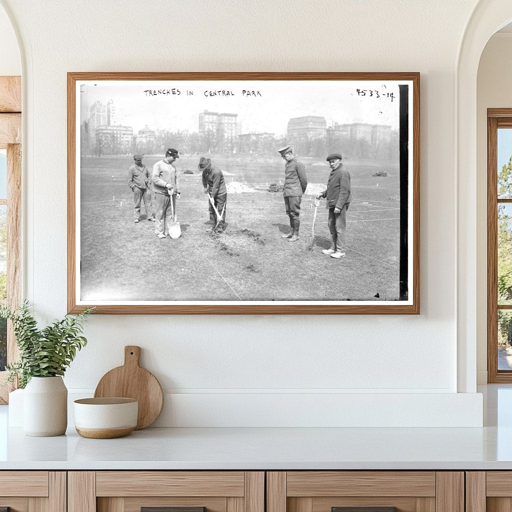 World War I Trenches: Central Park 1918