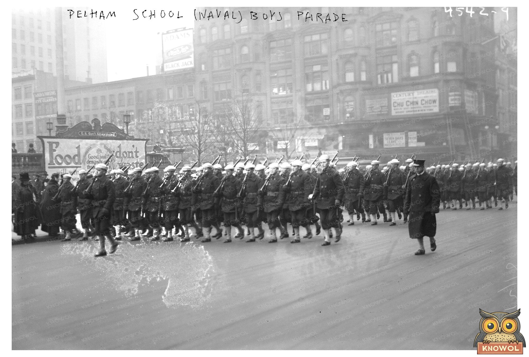 March 1918 Boys Parade at Pelham Naval School