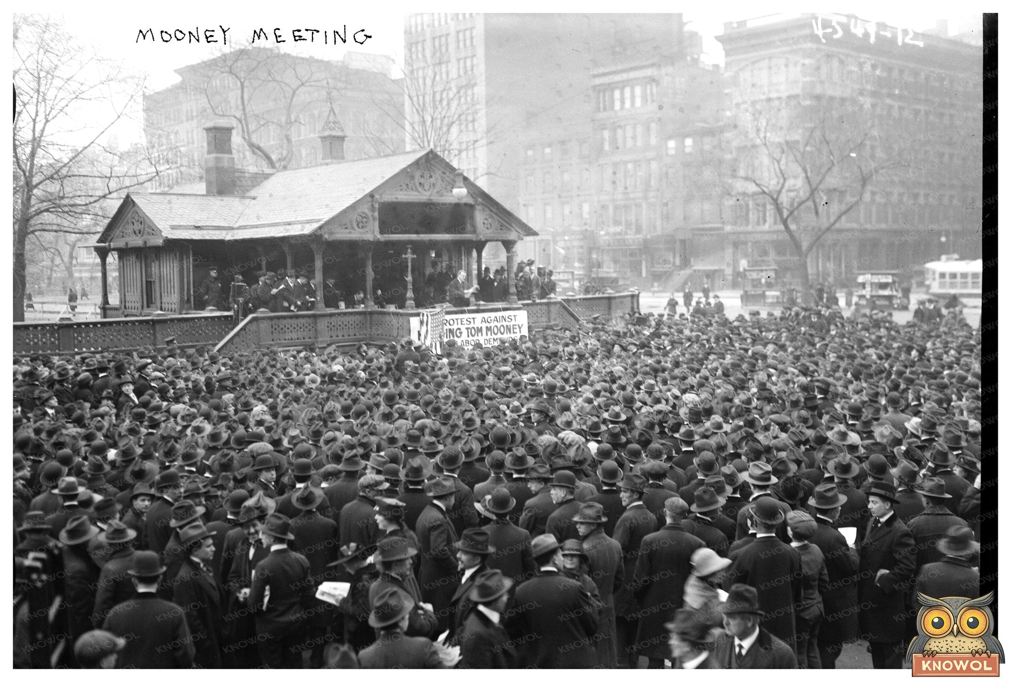 1918 Labor Rights Gathering: Addressing Tom Mooney