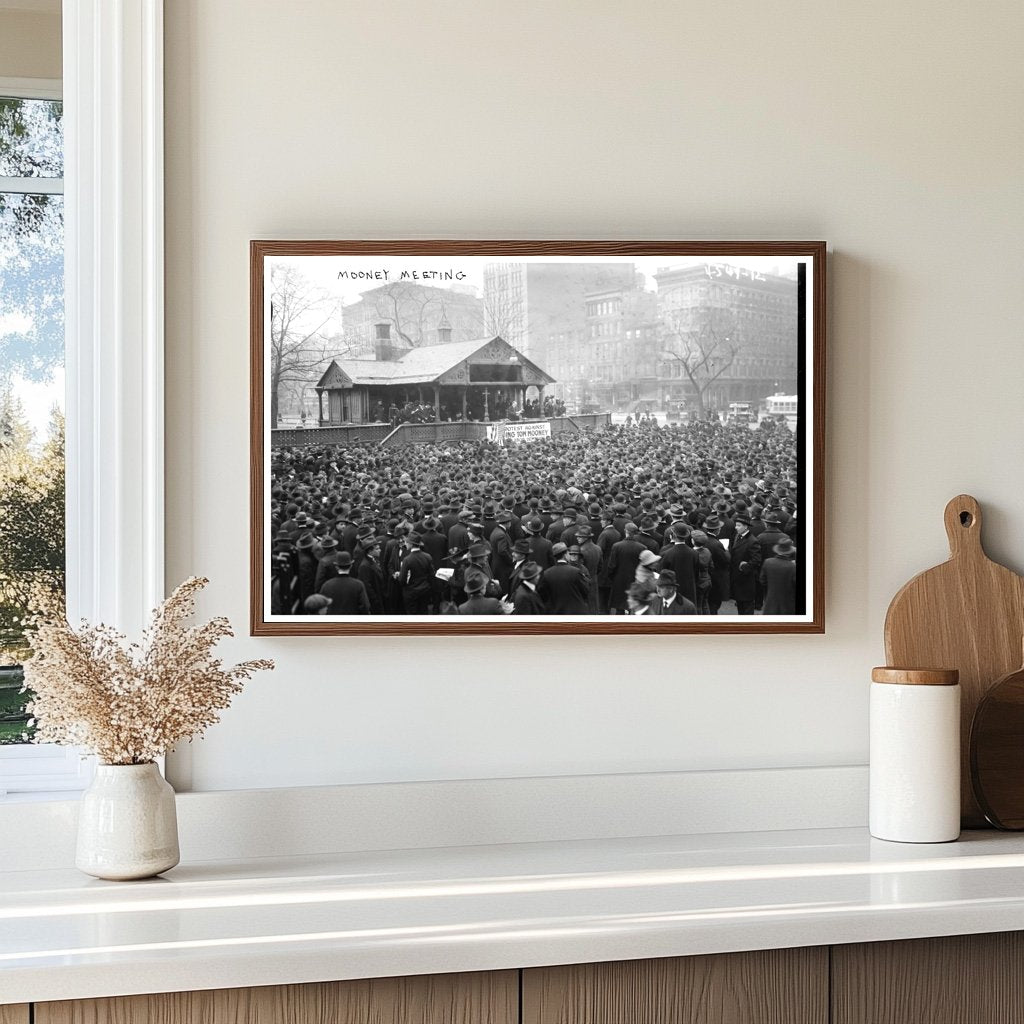 1918 Labor Rights Gathering: Addressing Tom Mooney