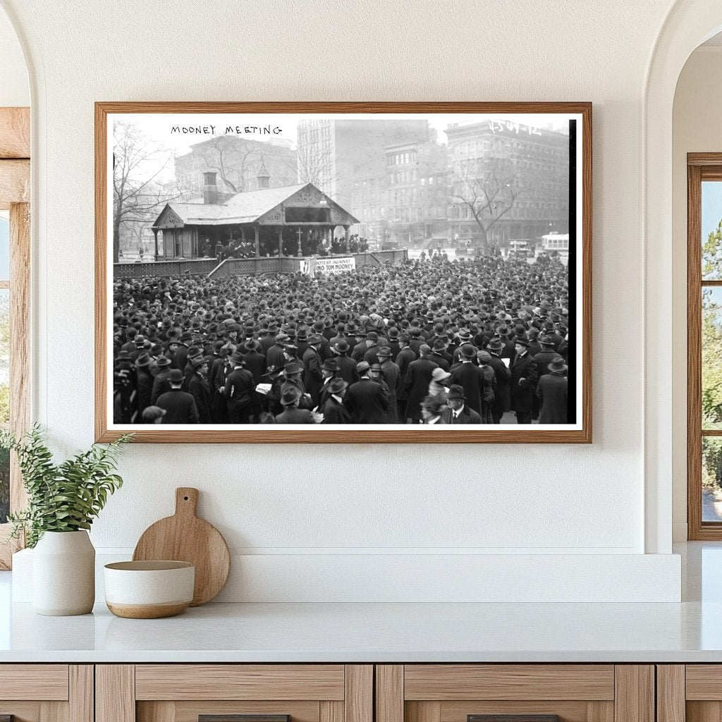 1918 Labor Rights Gathering: Addressing Tom Mooney