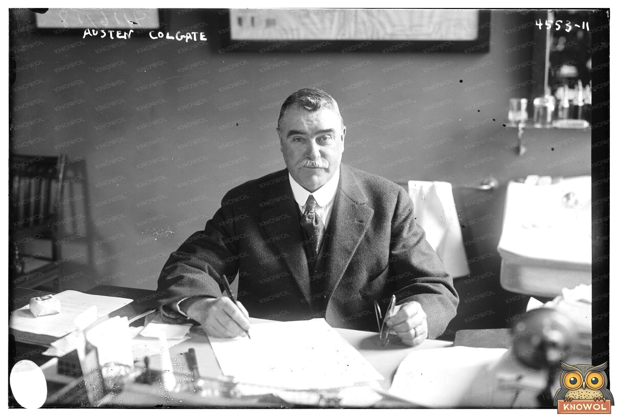 Vintage Portrait of a Colgate Family Heir, 1915-1920