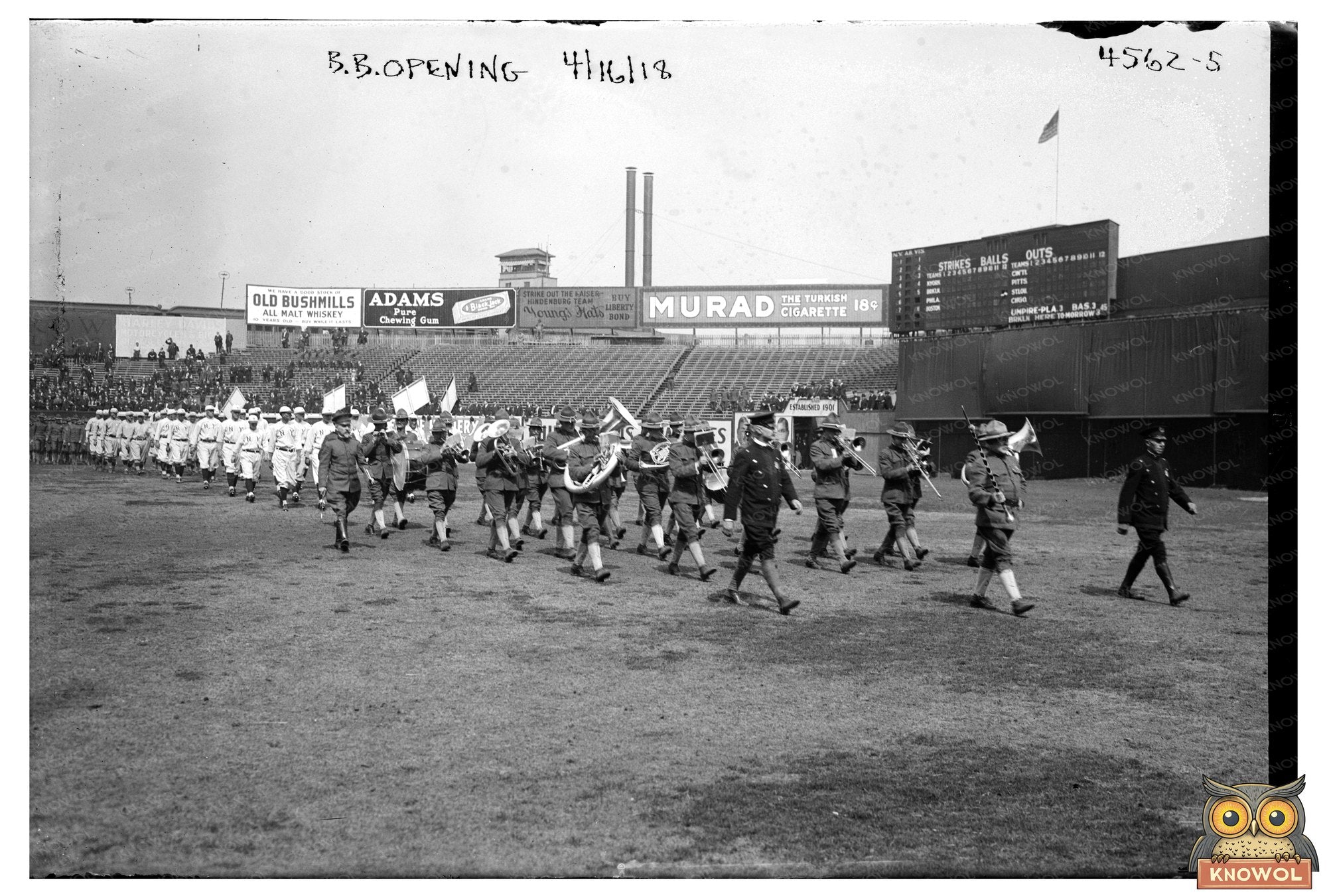 Celebrating the Giants: 1918 Home Opener Parade