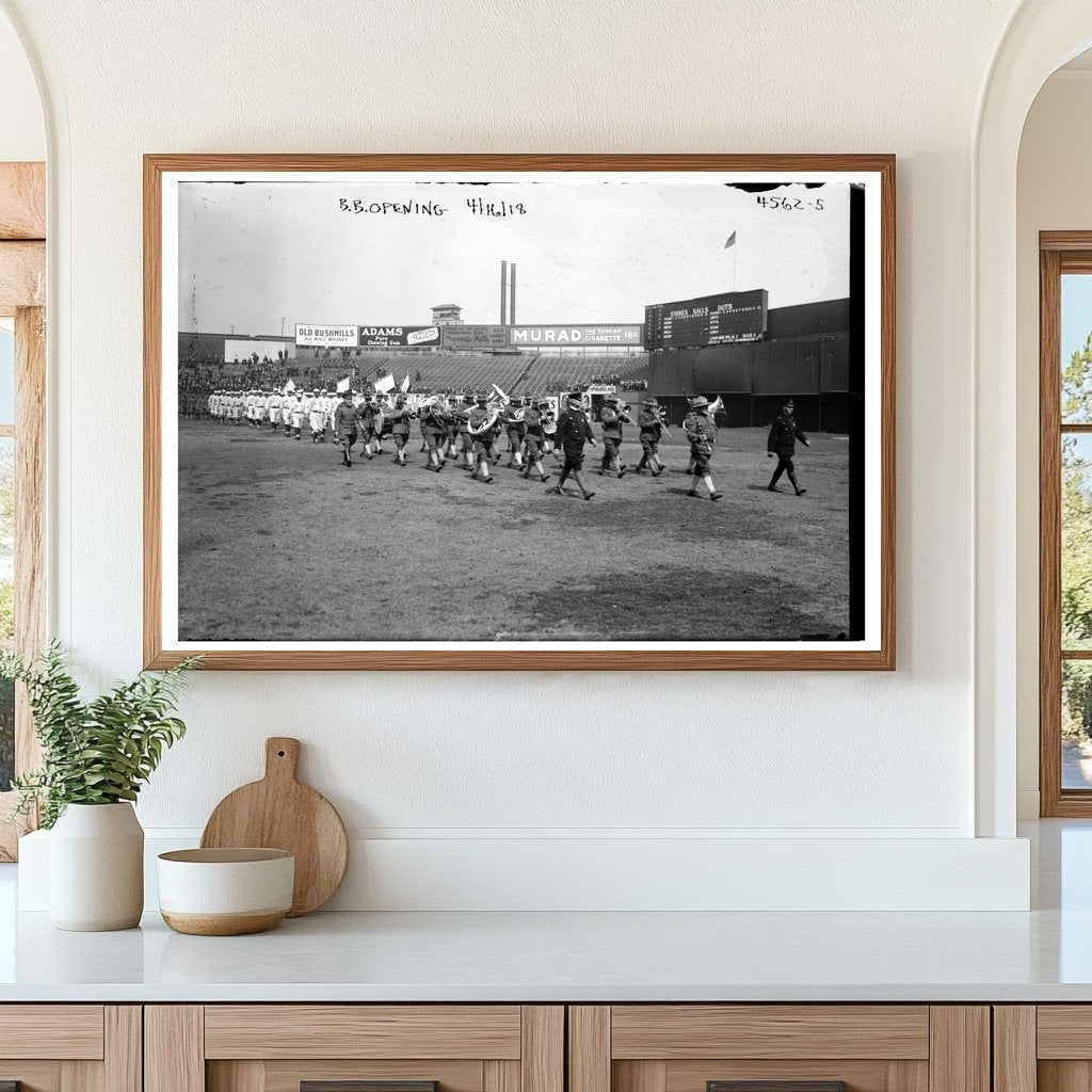 Celebrating the Giants: 1918 Home Opener Parade