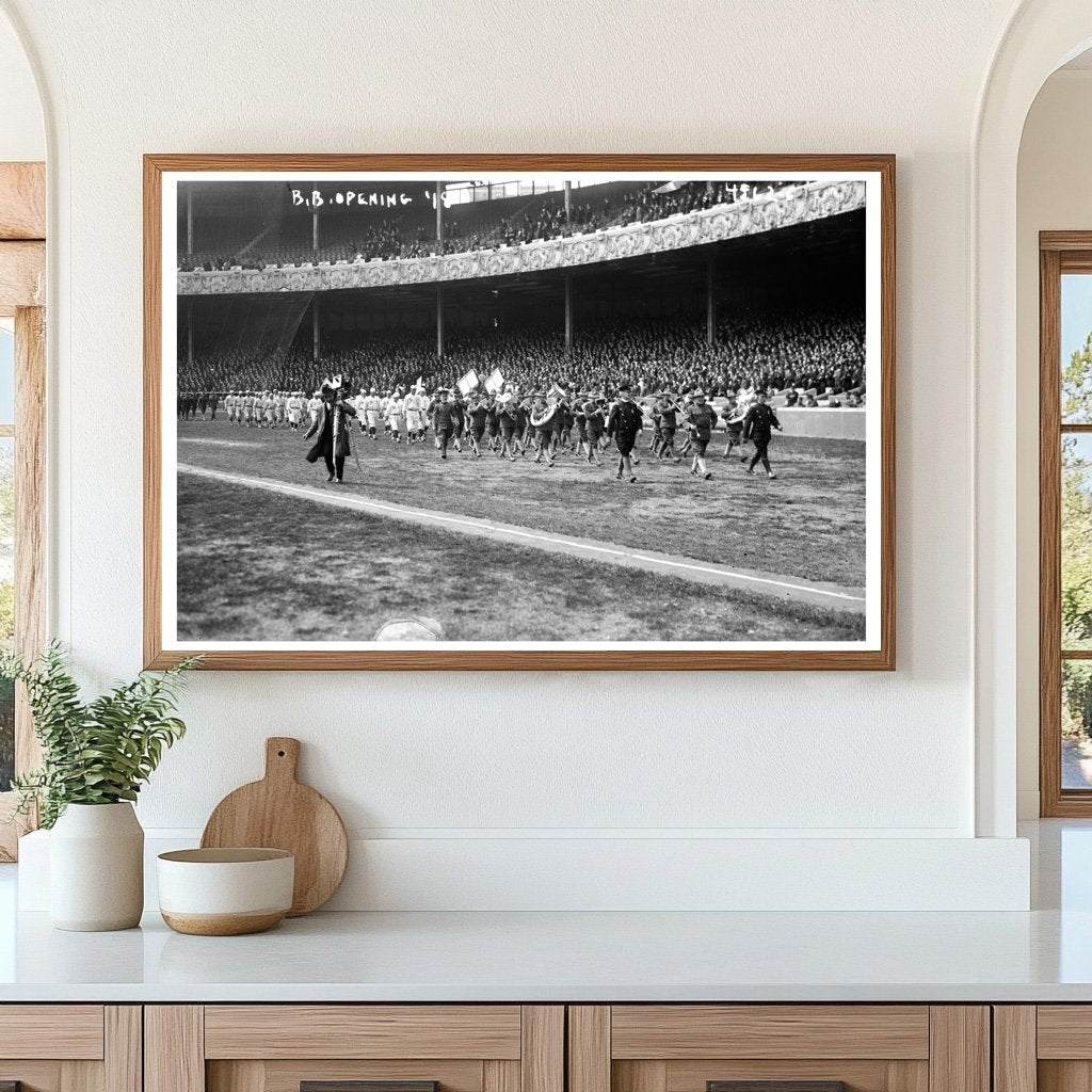 Excitement at Giants Home Opener, Polo Grounds 2018