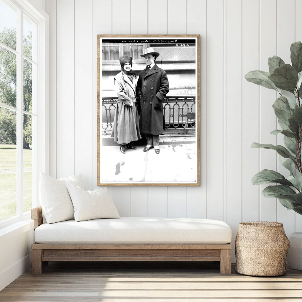 Clara Clemens with Conductor Max Gabrilowitsch, 1915