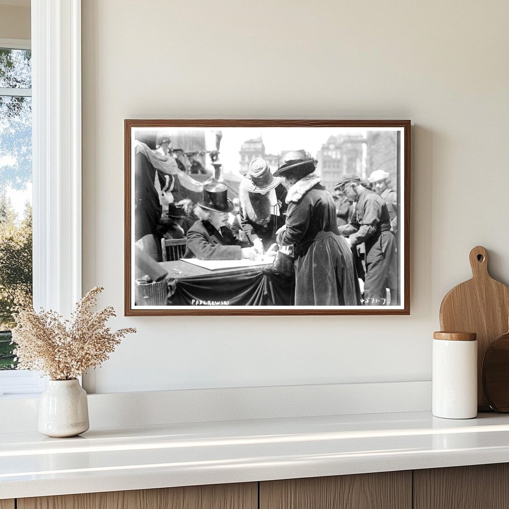 1918 Iconic Portrait of Paderewski: Music & Legacy