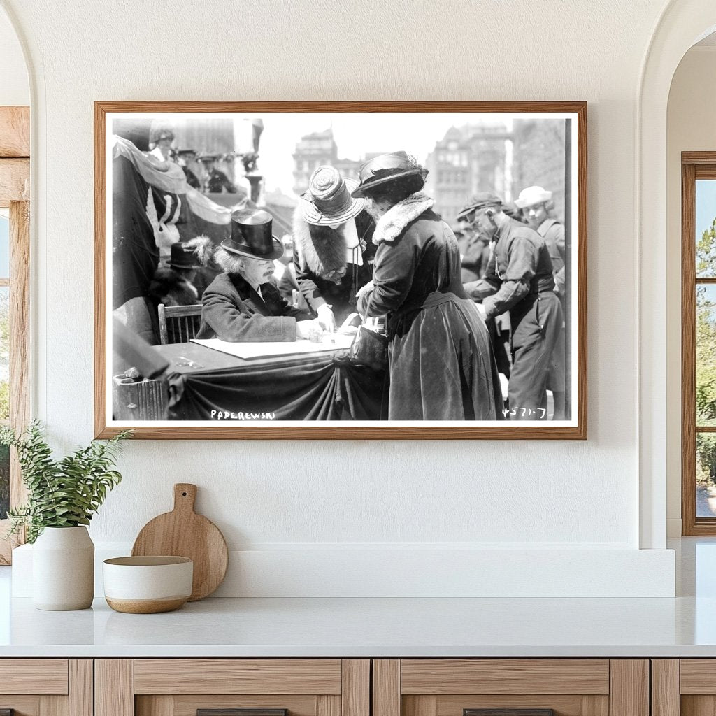 1918 Iconic Portrait of Paderewski: Music & Legacy