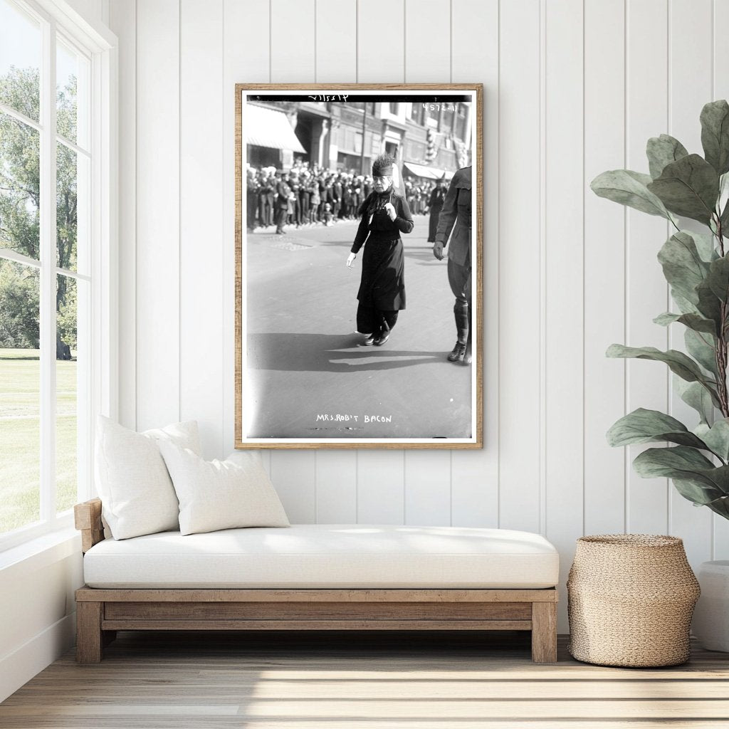 1927 Portrait of Mrs. Bacon: Socialite in Elegance