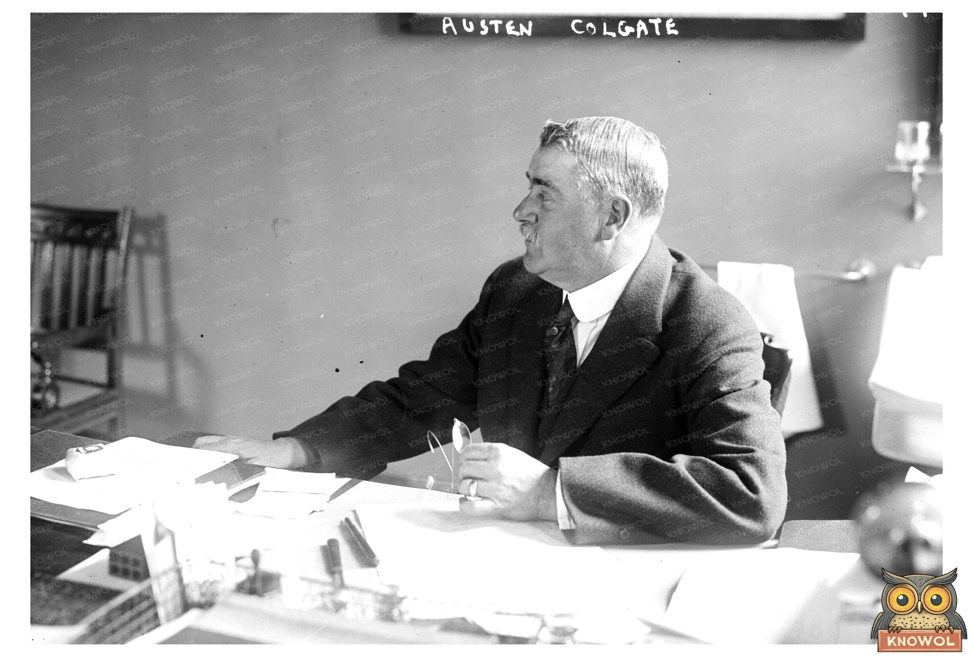 Early 20th Century Business Pioneer Portrait