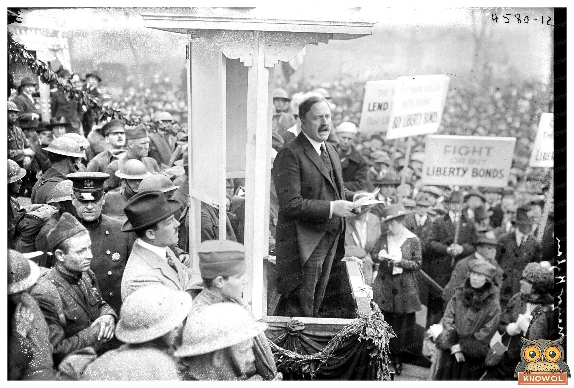 Historic Portrait of NYC Mayor Hylan (1915-1920)