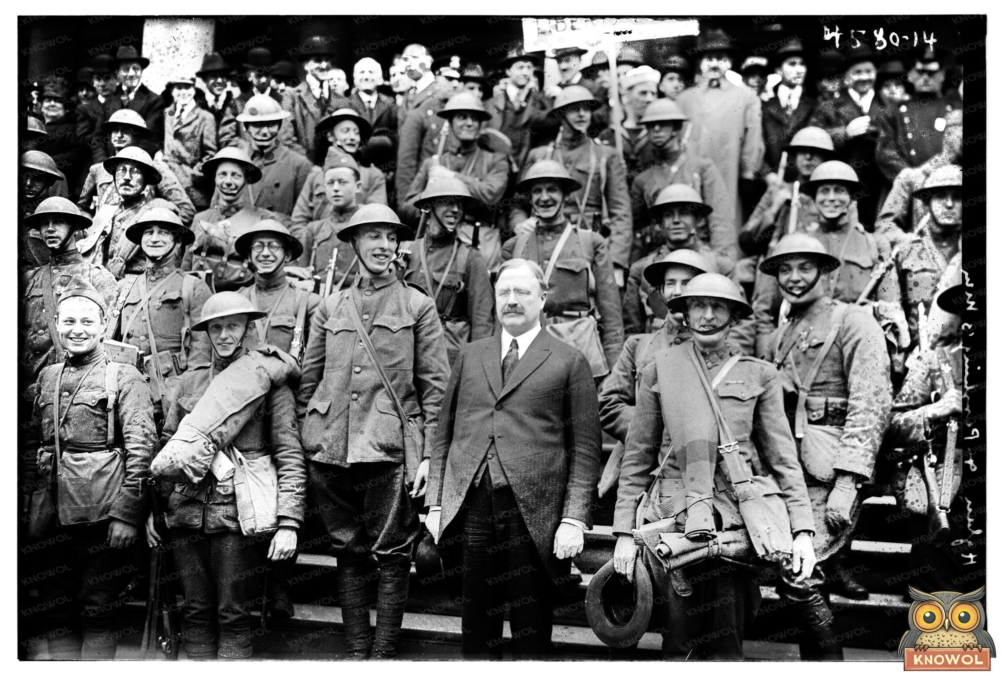 1910s Liberty Parade: Veterans March in NYC