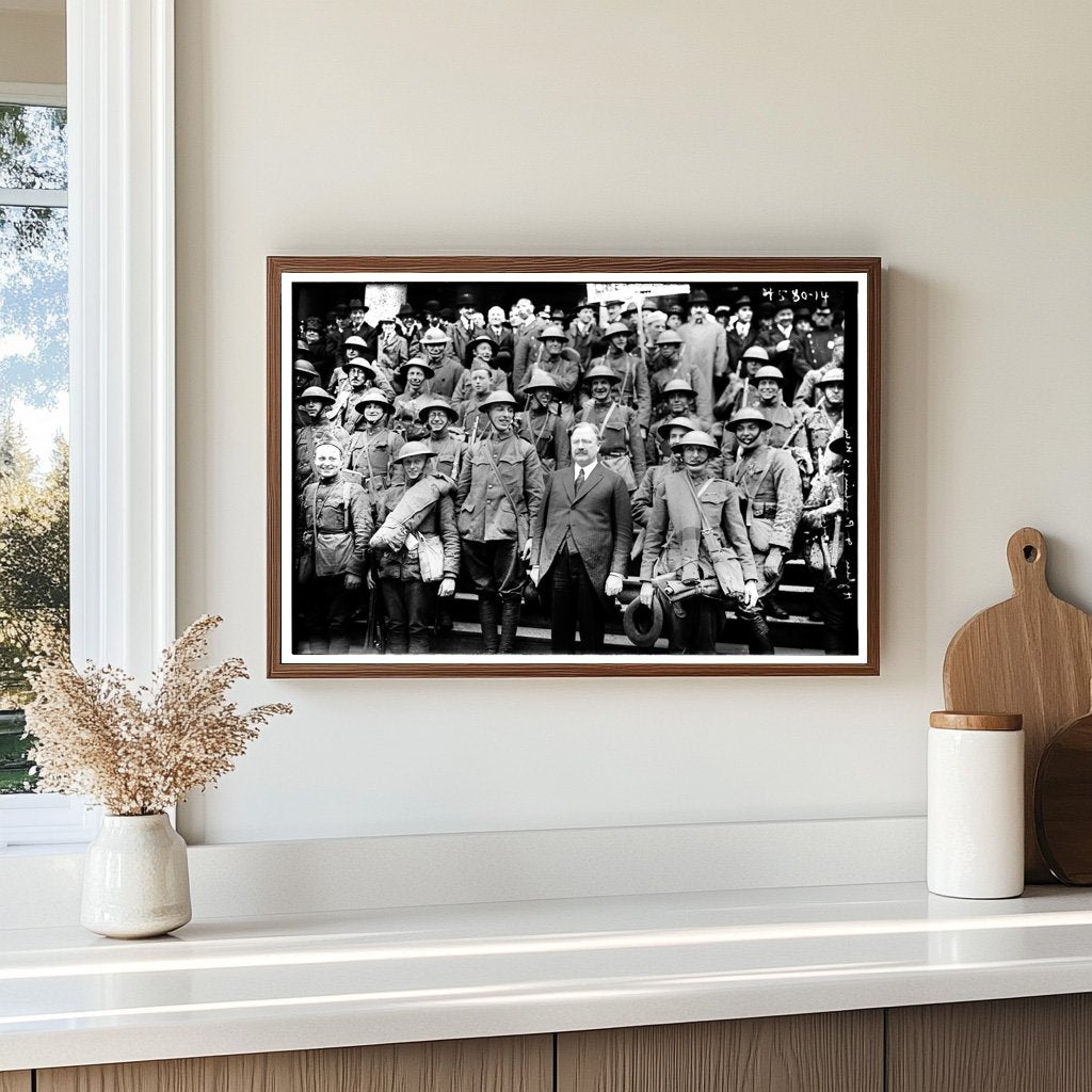 1910s Liberty Parade: Veterans March in NYC