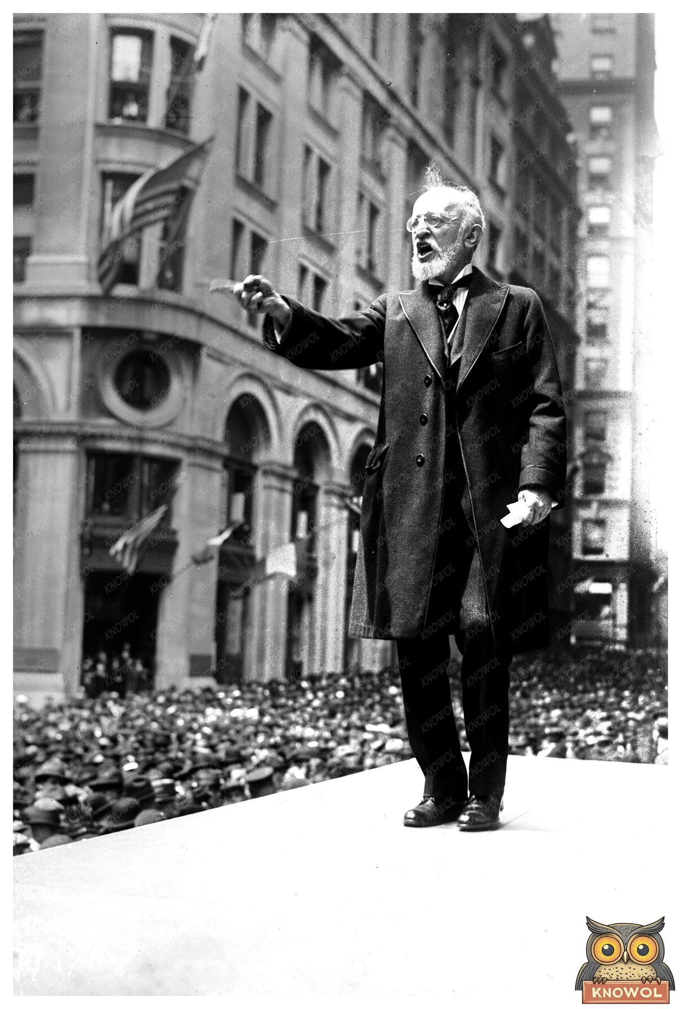 1918 Portrait of an Influential American Leader