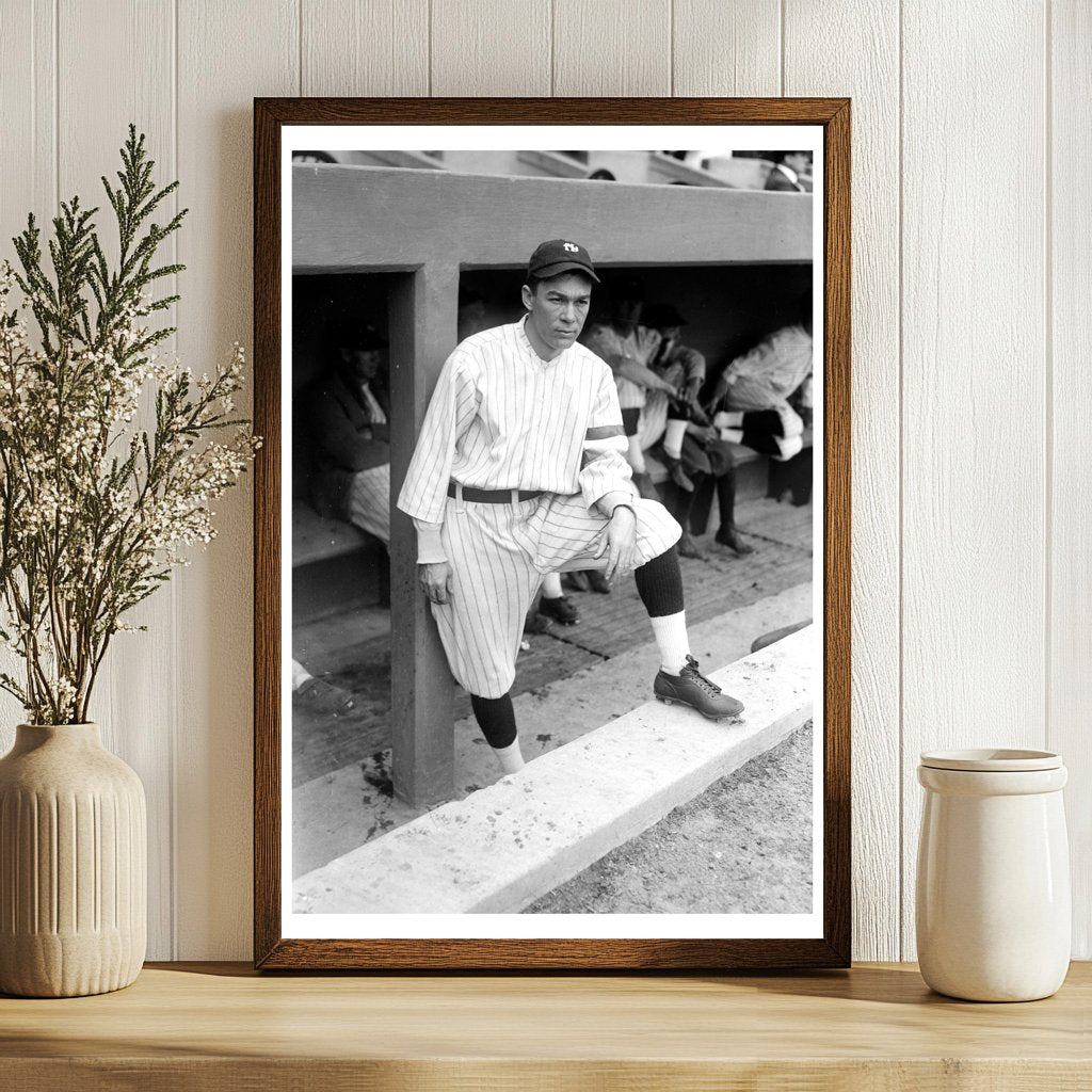 Historic Baseball Star: Armando Marsans in 1918 NYC