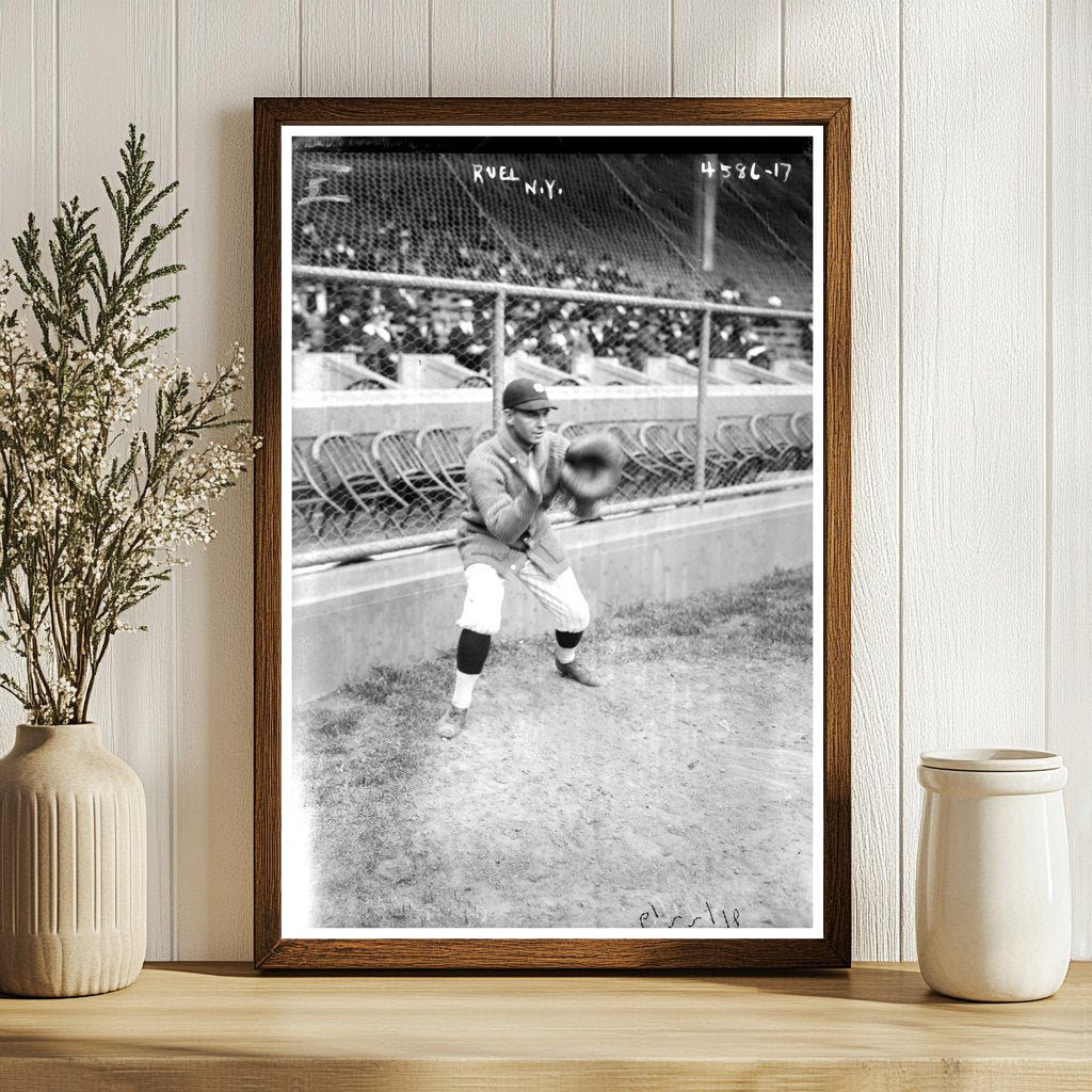 Historic 1919 Baseball Catcher Muddy Ruel Image