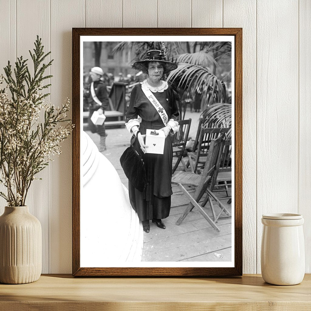 1918 Portrait of Mrs. Lounsbery Perry in WWI Era