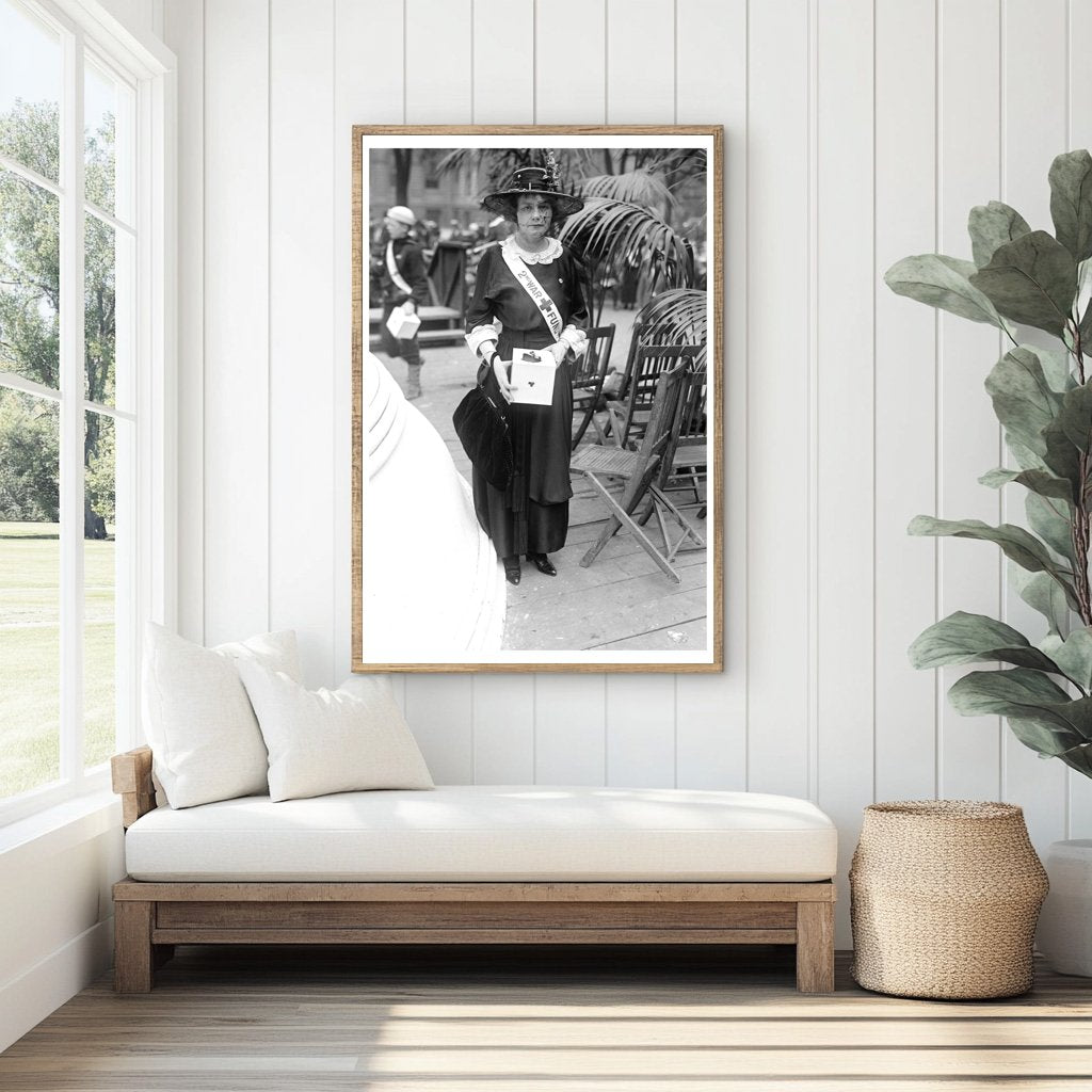 1918 Portrait of Mrs. Lounsbery Perry in WWI Era