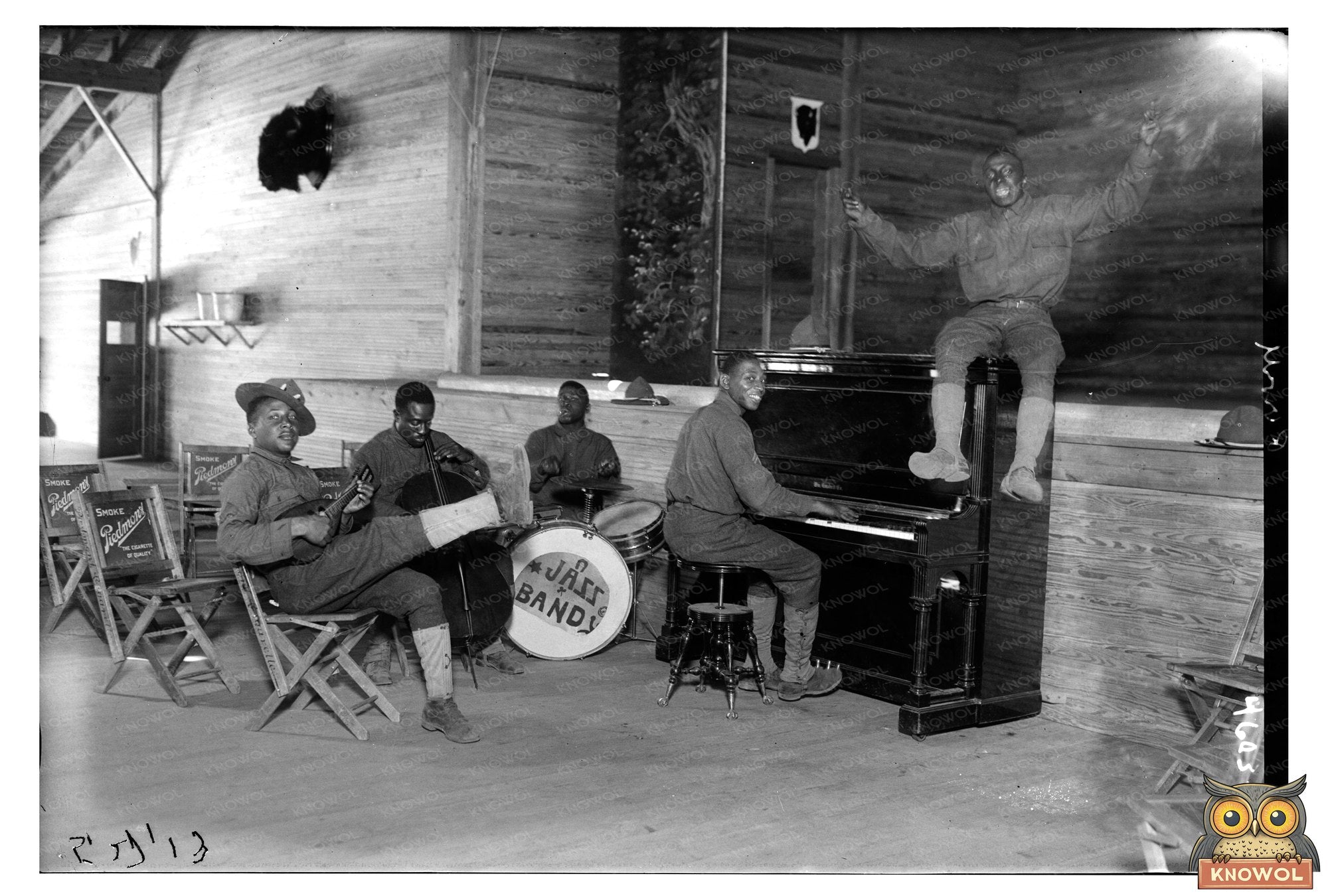 1918 U.S. Army Jazz Band at Camp Upton