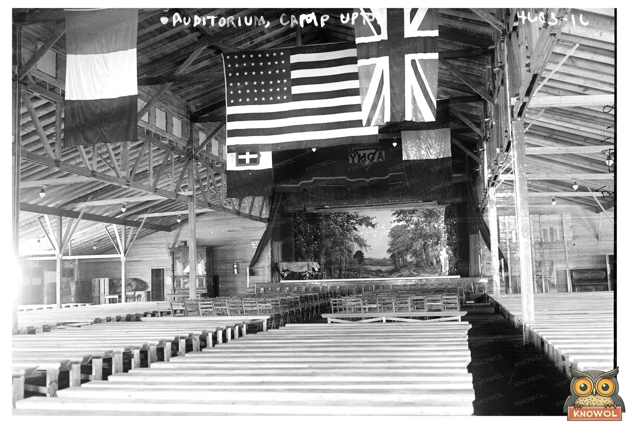 Historic Camp Upton Auditorium from WWI Era