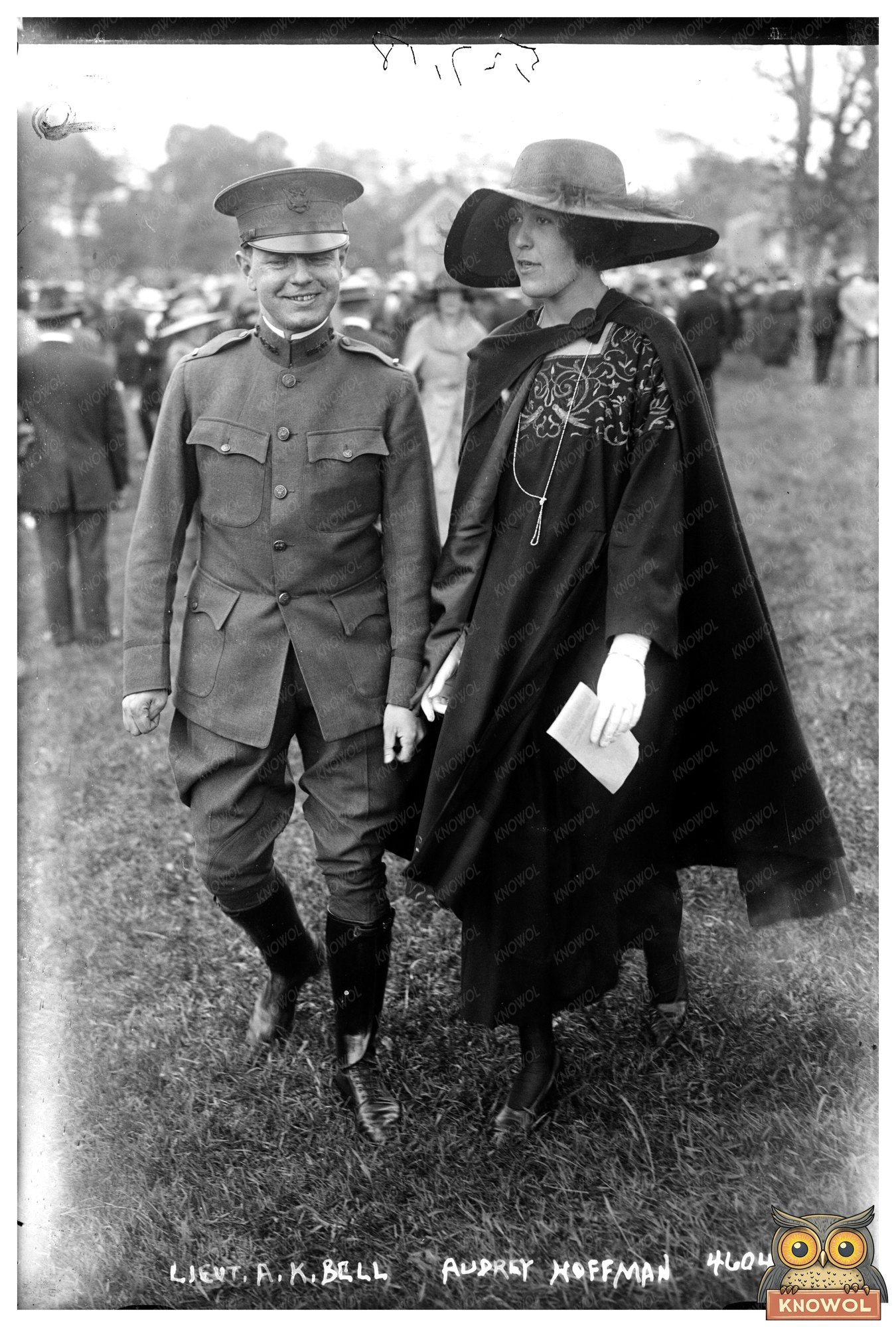1918 Romantic Milestone: WWII Era Couple Portrait