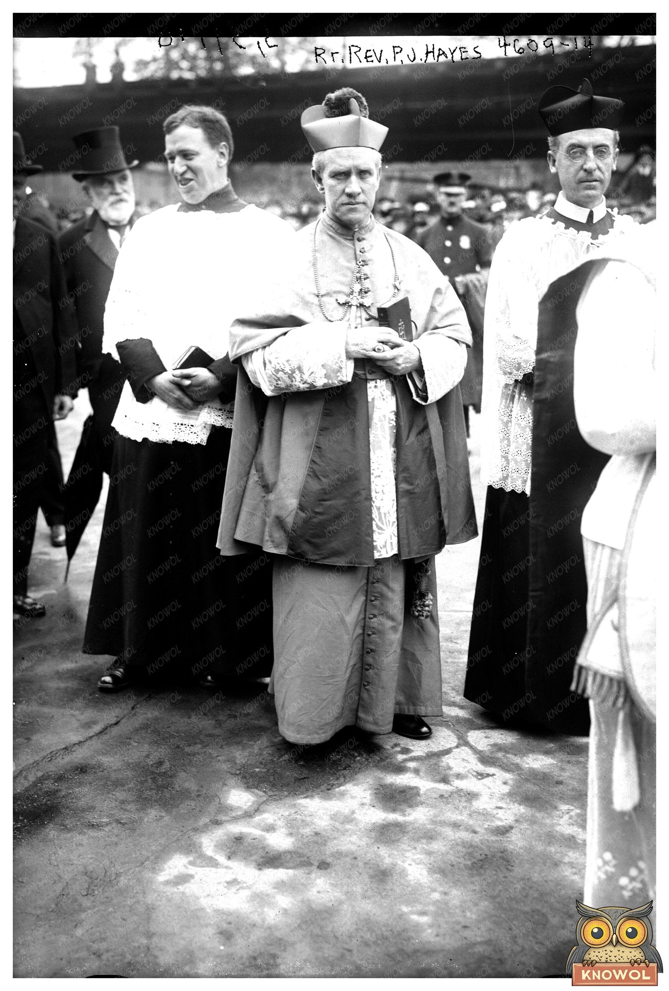 1918 Portrait of Episcopal Bishop P.J. Hayes