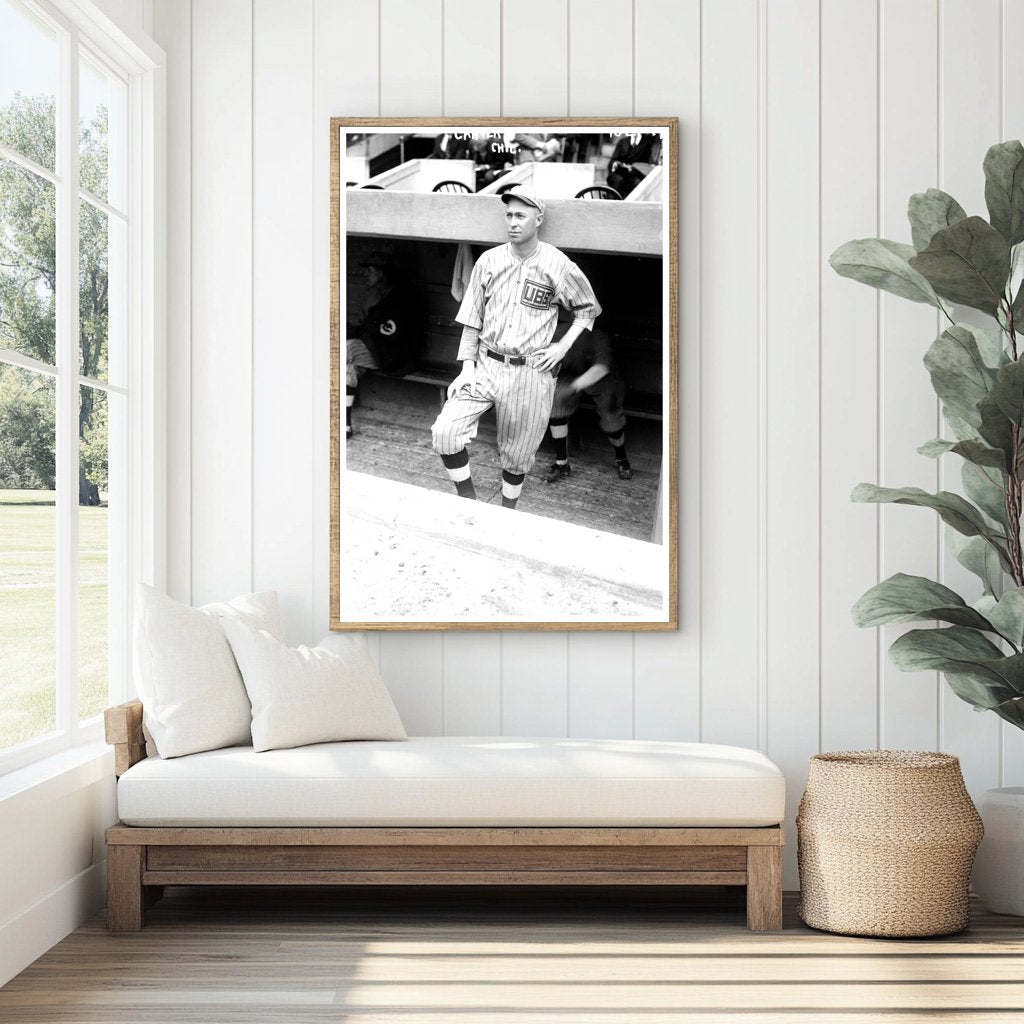 1918 Chicago Cubs Rising Star: Vintage Baseball Shot