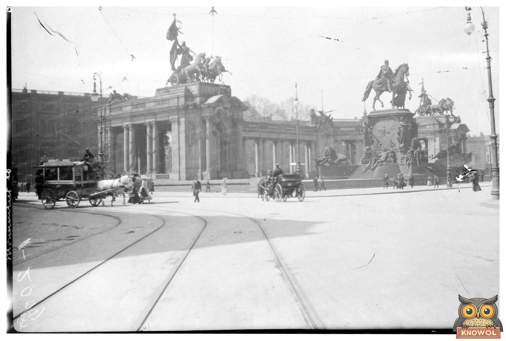 Historic Berlin Monument from the Early 20th Century